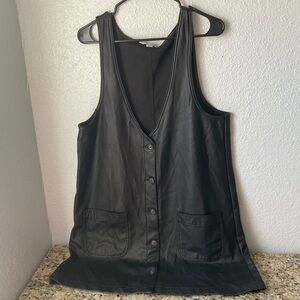 🎁American Eagle NWOT Faux Leather Dress
